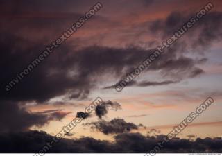 Photo Texture of Sunset Clouds 